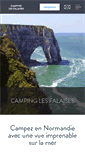 Mobile Screenshot of campinglesfalaises.com